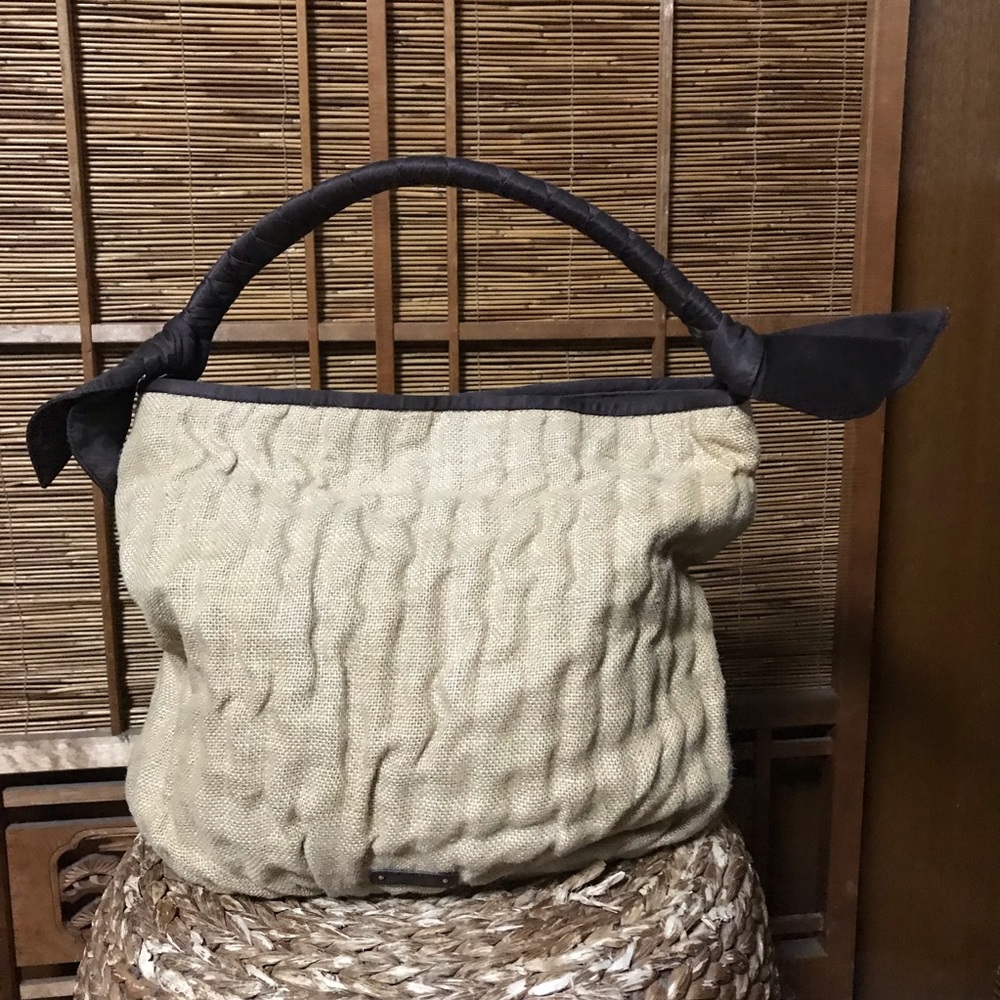 Paul Smith Brown and Tan Hobo Bag with Elegant Design